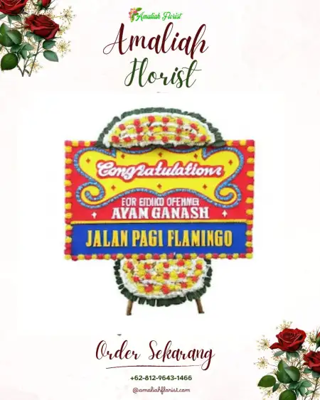 Sewa Papan Bunga Darussalam